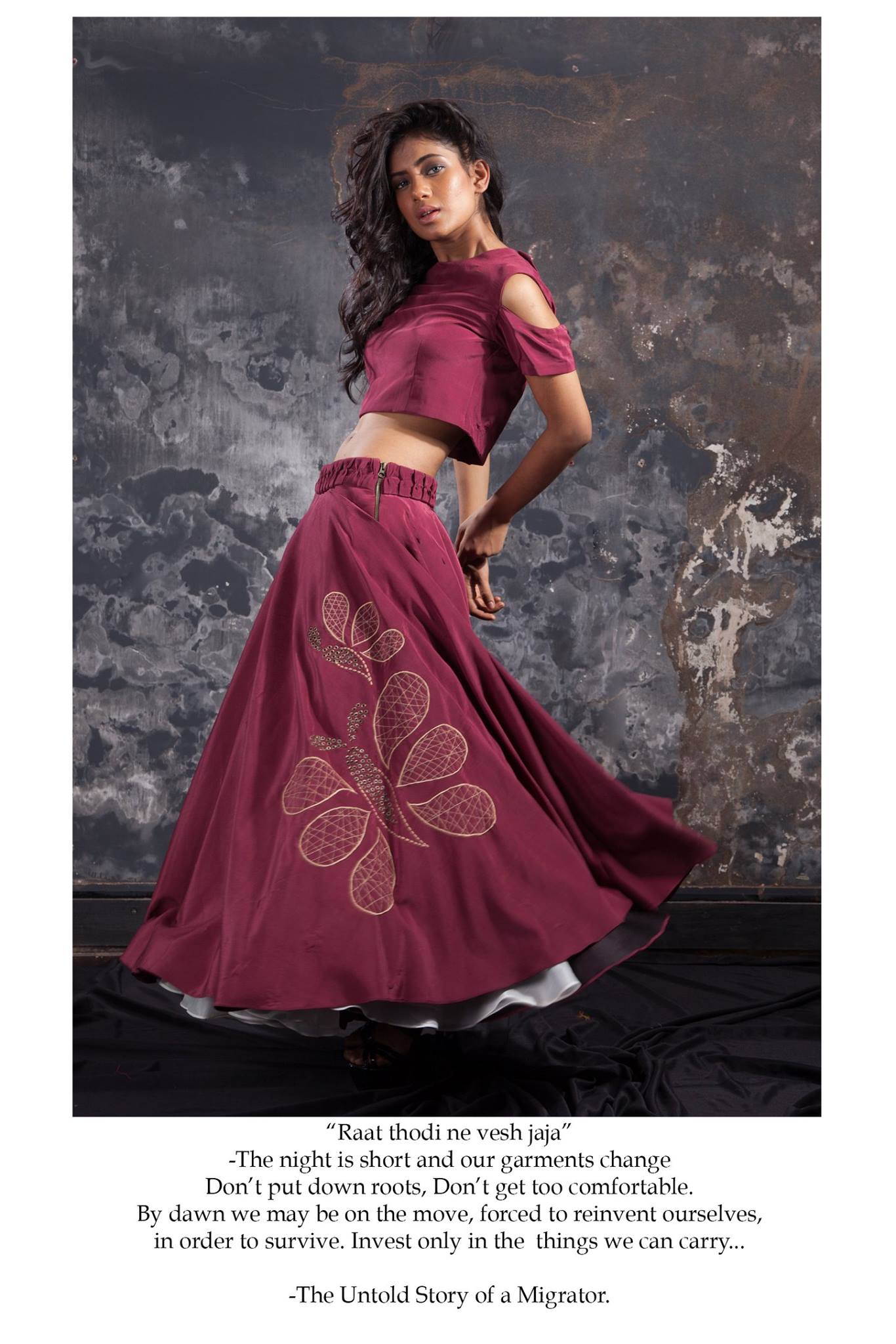 Rivets Embellished Duo Set