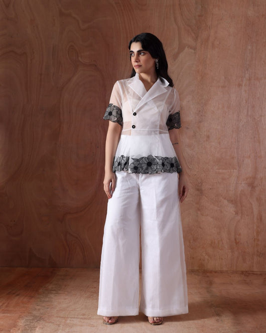 Bloom Trench Blouse with Mistral Pants