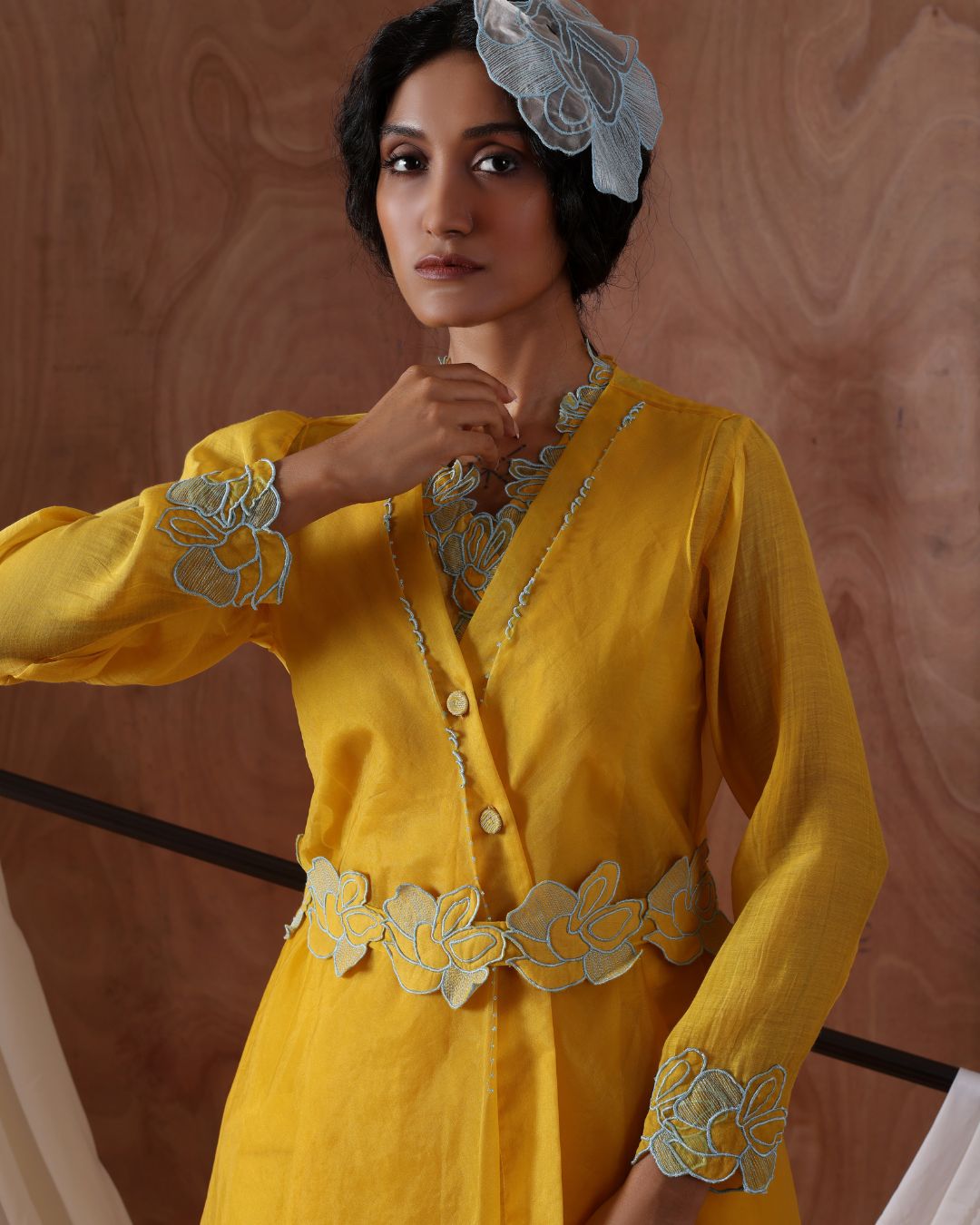 The Driftline Set- (Streamlined Bloom Shirt, Seraph Flow cover, Driftline pants , Bloom belt)