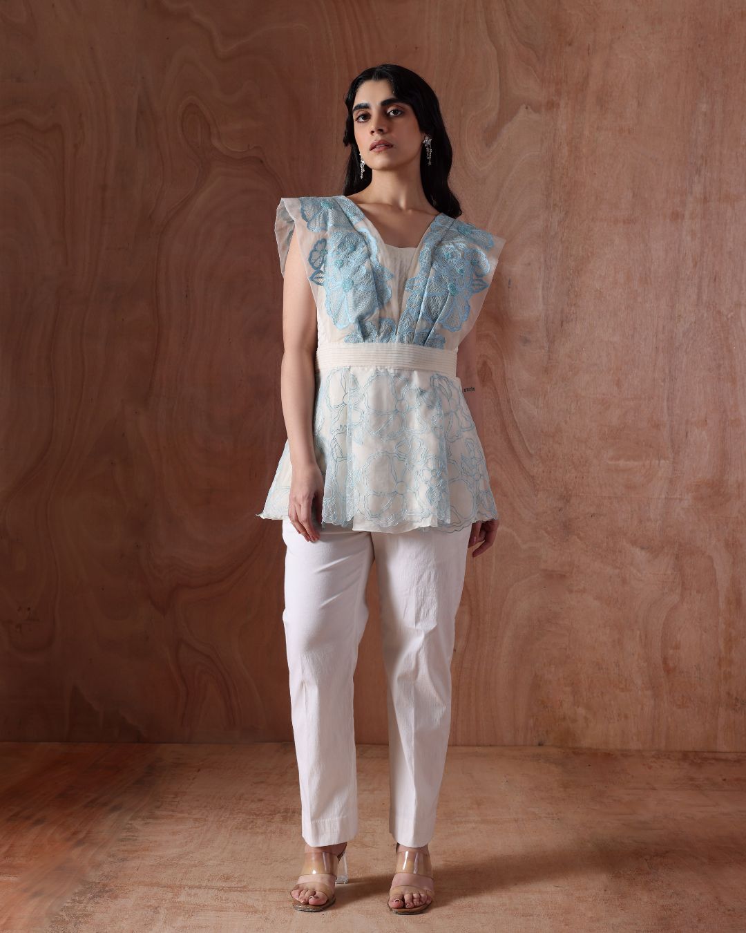 Veil Bloom Top Structured Pants