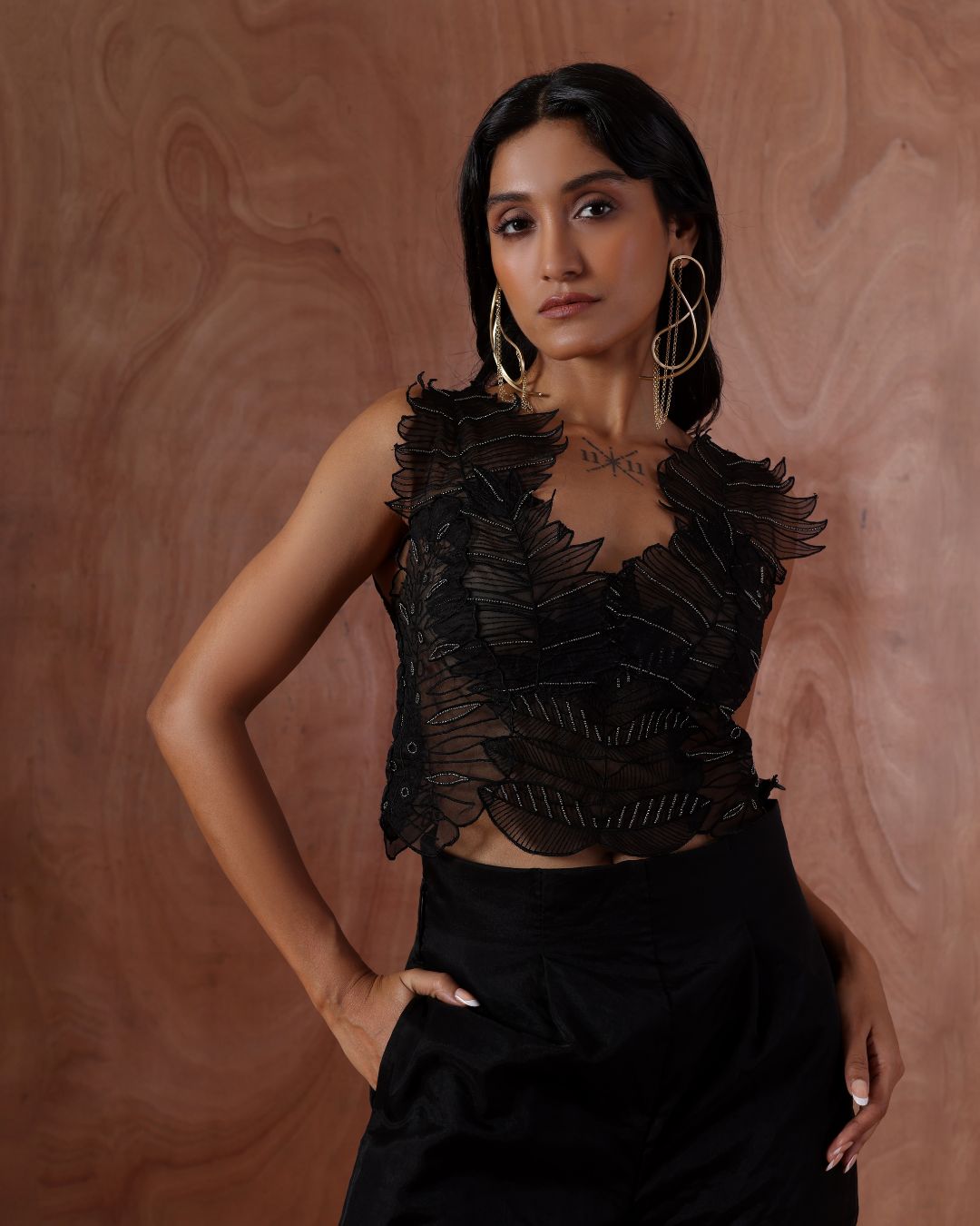 Metal Petal Lustra Set