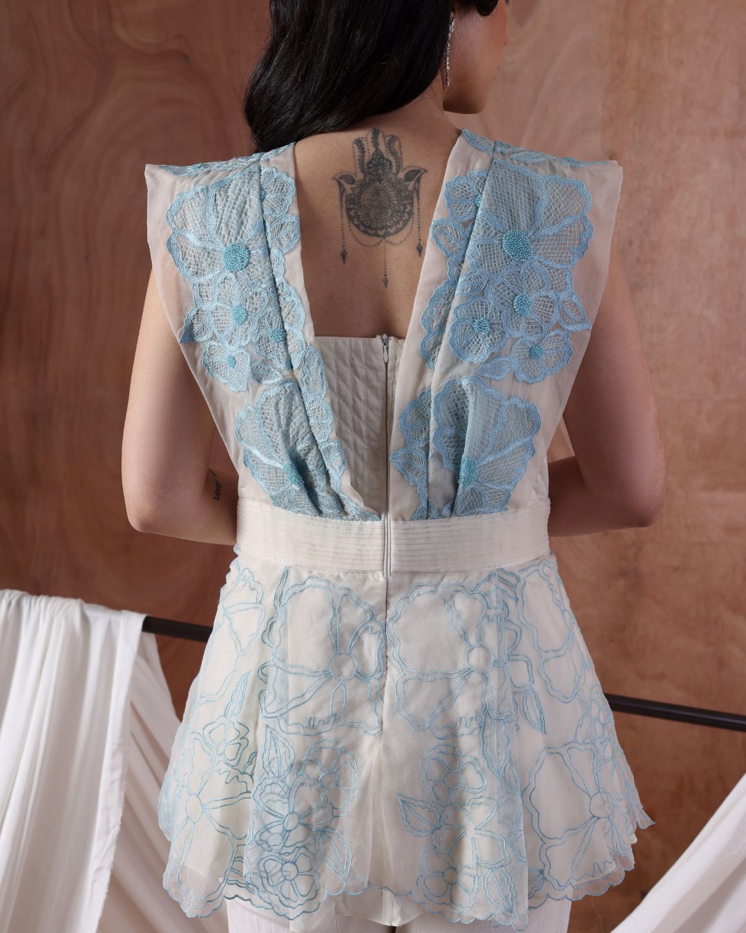 Veil Bloom Top Structured Pants