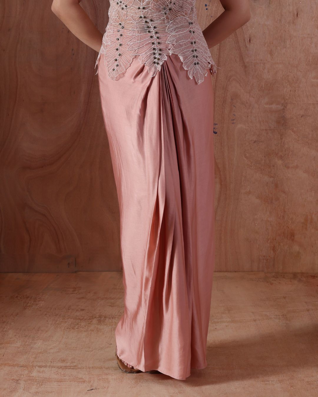 Pink Vertebrae Blouse and Drift Pleat Skirt