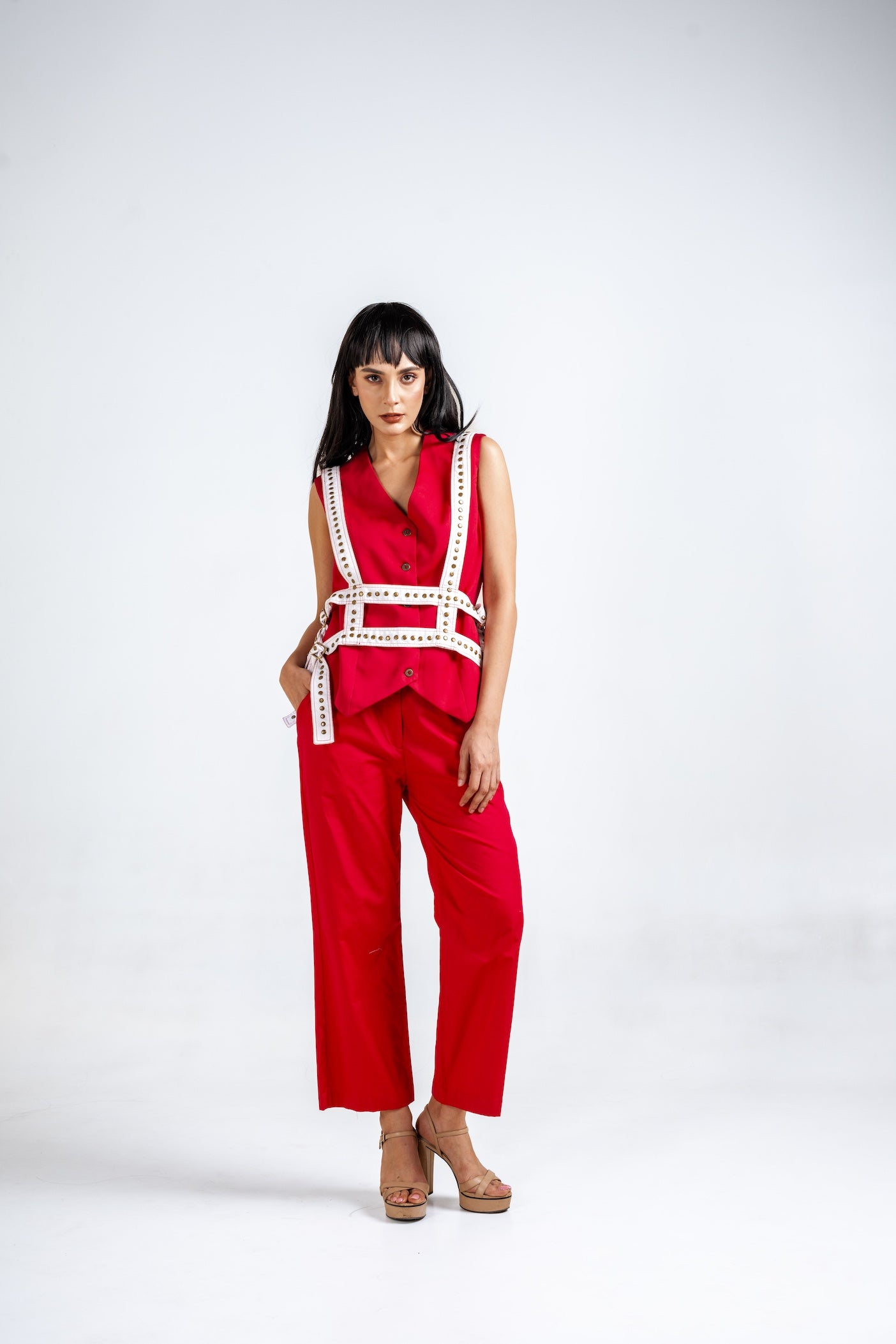 Scarlet Power Red Co-ord Set