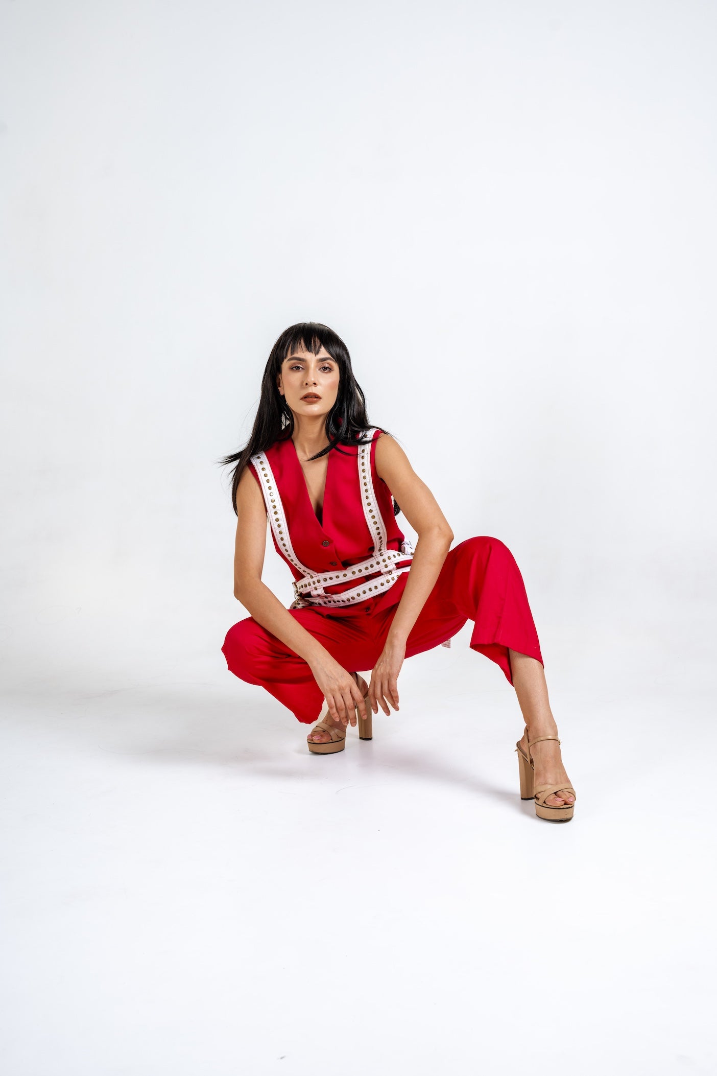 Scarlet Power Red Co-ord Set