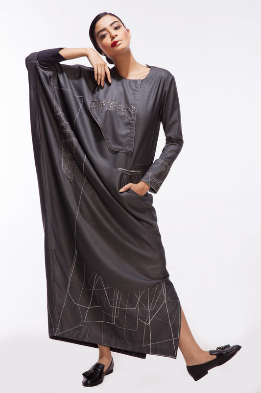 Obsidian Line Kaftan Dress