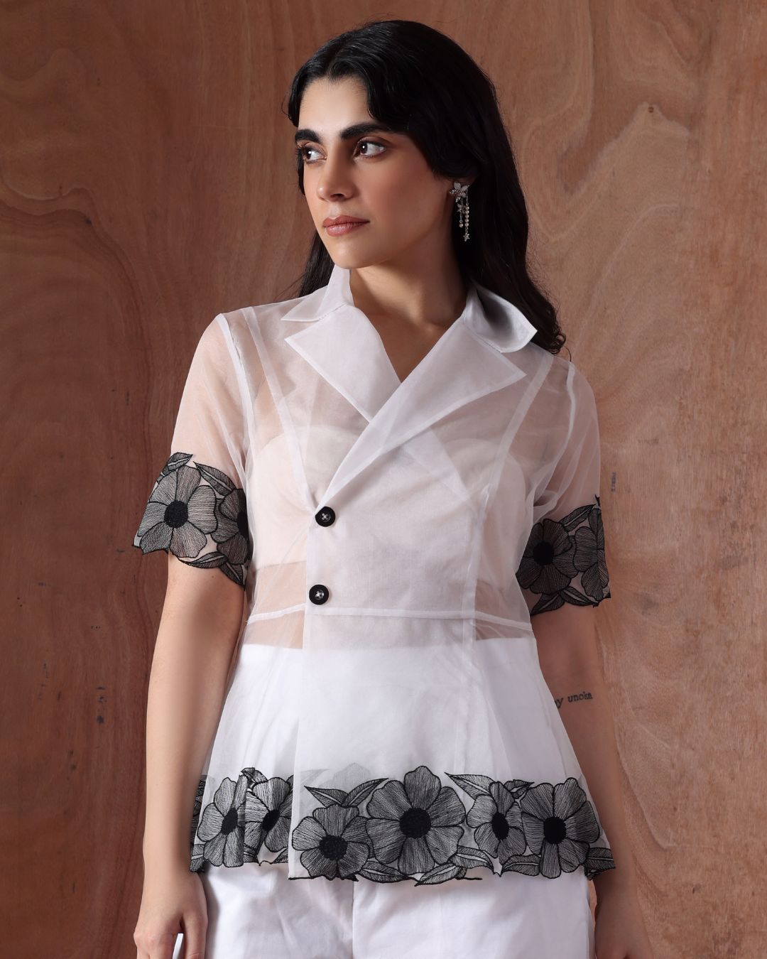 Bloom Trench Blouse with Mistral Pants